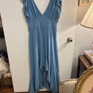 Altar'd State Blue High Low Dress